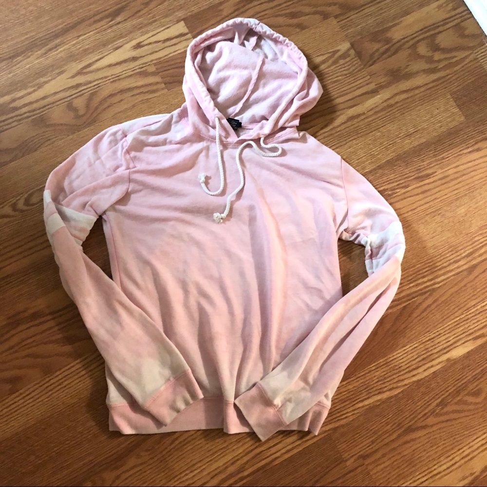LIGHT PINK TIE DYED ▪️ LIGHT WEIGHT HOODIE ▪️ M
